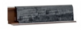 Плинтус LB-37, L=3000мм, каньон (черный) в Алдане - aldan.katalogmebeli.com | фото