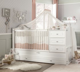 ROMANTIC BABY Детская кровать-трансформер 20.21.1015.00 в Алдане - aldan.katalogmebeli.com | фото 2