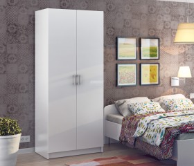 Шкаф 2-х дверный СБ-2226/1 Терра (Белый) в Алдане - aldan.katalogmebeli.com | фото