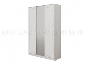 Шкаф 3-х створчатый Афина-1 (Белый/Белый глянец) в Алдане - aldan.katalogmebeli.com | фото