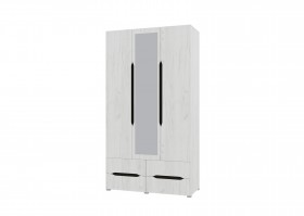 Шкаф 3-х створчатый с ящиками и зеркалом Вега (Прованс) в Алдане - aldan.katalogmebeli.com | фото
