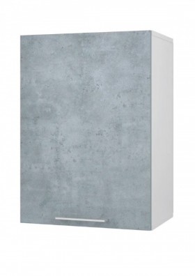 Шкаф 45 с фасадом Лофт (Камень Оленна/Белый) в Алдане - aldan.katalogmebeli.com | фото