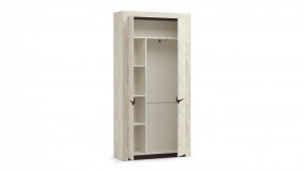 Шкаф для одежды 33.18 Лючия бетон в Алдане - aldan.katalogmebeli.com | фото 3