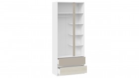 Шкаф для одежды комбинированный «Сканди» Дуб Гарден/Белый/Глиняный серый в Алдане - aldan.katalogmebeli.com | фото 2