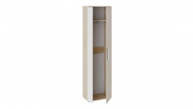 Шкаф для одежды «Нуар» тип 1 Дуб Сонома/Белый ясень в Алдане - aldan.katalogmebeli.com | фото 3