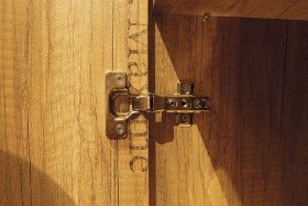 Шкаф для одежды «Пилигрим» (Дуб Каньон светлый, Фон серый) в Алдане - aldan.katalogmebeli.com | фото 11