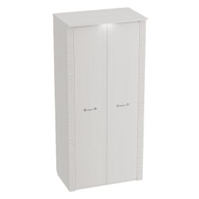 Шкаф двухдверный Элана 645 Бодега белая в Алдане - aldan.katalogmebeli.com | фото