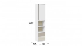 Шкаф комбинированный «Сканди» Дуб Гарден/Белый/Глиняный серый в Алдане - aldan.katalogmebeli.com | фото 4