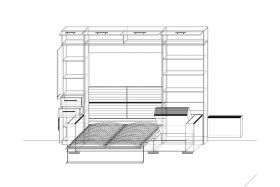 Шкаф-кровать с диваном Каролина в Алдане - aldan.katalogmebeli.com | фото 6