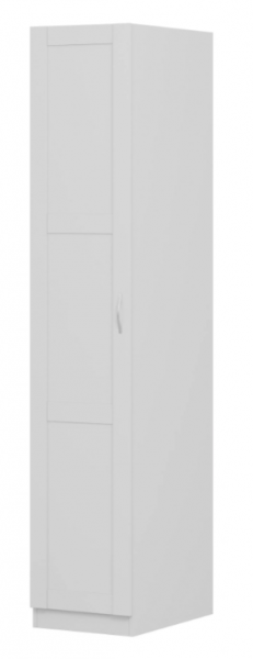 Шкаф однодверный Пегас сборный белый в Алдане - aldan.katalogmebeli.com | фото 1