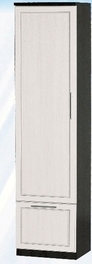 Шкаф средний с ящиком ДЛЯ ГОСТИНОЙ ШСЯ-450 Венге/Дуб выбеленный в Алдане - aldan.katalogmebeli.com | фото 1