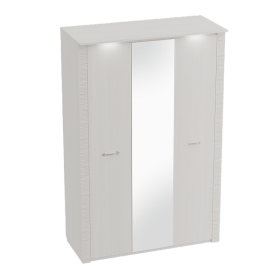 Шкаф трехдверный Элана Бодега белая в Алдане - aldan.katalogmebeli.com | фото