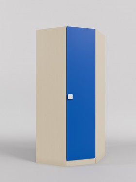 Шкаф угловой (угловая секция) Скай (Синий/корпус Клен) в Алдане - aldan.katalogmebeli.com | фото