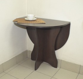 Стол кухонный Компакт (Венге темный) в Алдане - aldan.katalogmebeli.com | фото