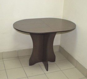 Стол кухонный Компакт (Венге темный) в Алдане - aldan.katalogmebeli.com | фото 2