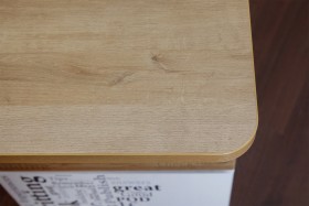 Угловой письменный стол с ящиками «Ривьера» Дуб Бонифацио/Белый в Алдане - aldan.katalogmebeli.com | фото 5