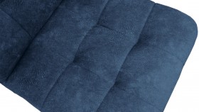 Стул «Аспен» К3 Черный муар/Микровелюр Wellmart Blue в Алдане - aldan.katalogmebeli.com | фото 3
