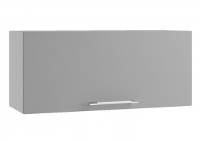 Тренто ПГ 800 Шкаф верхний горизонтальный (Штукатурка серая/корпус Серый) в Алдане - aldan.katalogmebeli.com | фото