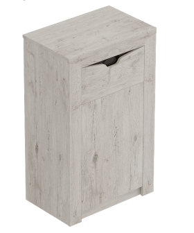 Тумба с дверцей и ящиком Соренто Дуб бонифаций/Кофе структурный матовый в Алдане - aldan.katalogmebeli.com | фото