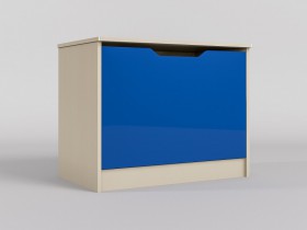 Ящик для игрушек Скай люкс (Синий/корпус Клен) в Алдане - aldan.katalogmebeli.com | фото